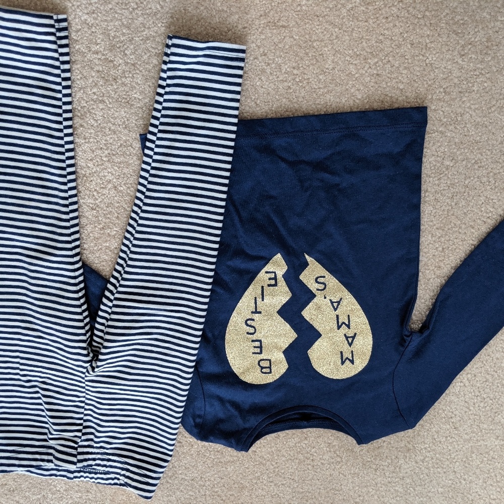 3t Mama's bestie outfit